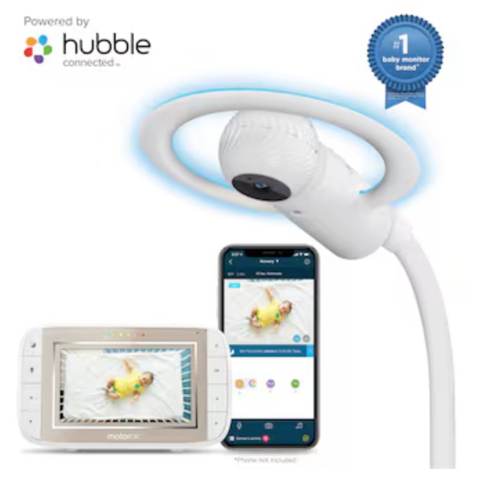 MOTOROLA Halo+ Over-the-Crib Wi-F Baby Monitor and Sleep Companion